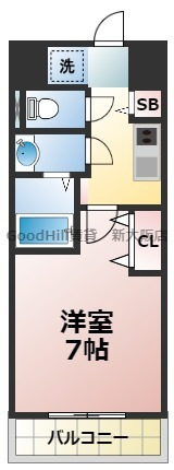 5階の間取り図