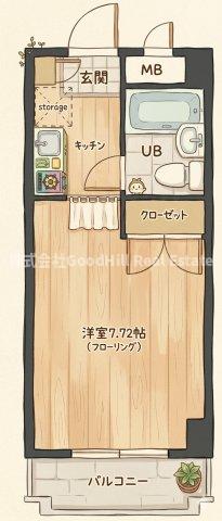 8階の間取り図