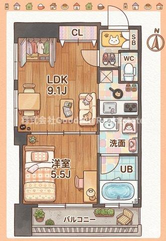 11階の間取り図