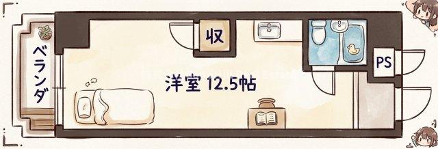 8階の間取り図