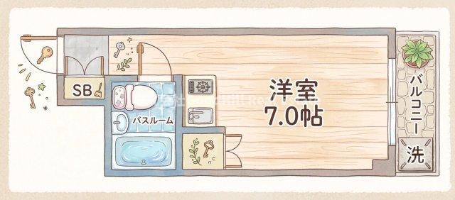 8階の間取り図