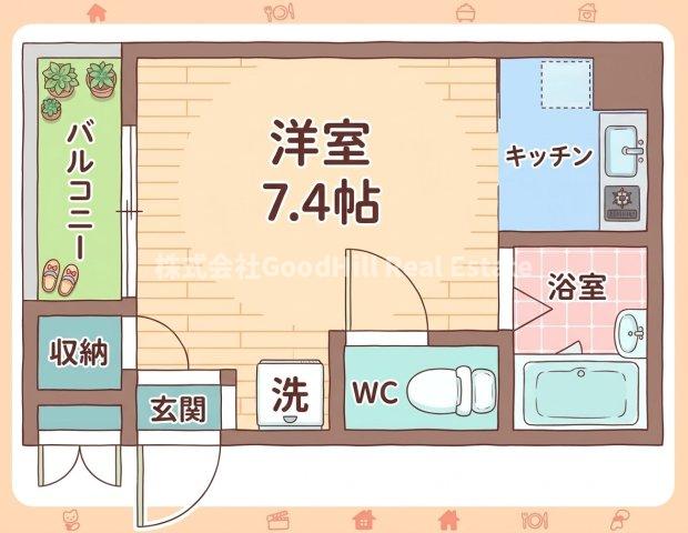 4階の間取り図