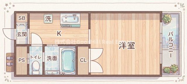 3階の間取り図