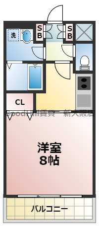 2階の間取り図