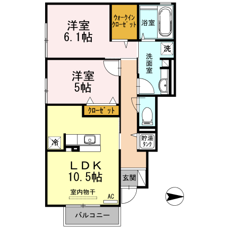 1階の間取り図
