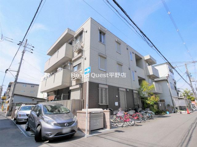 大阪市平野区加美北１丁目の賃貸アパートの外観