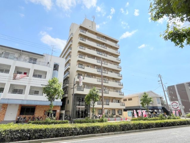 大阪市東住吉区矢田２丁目の賃貸マンションの外観