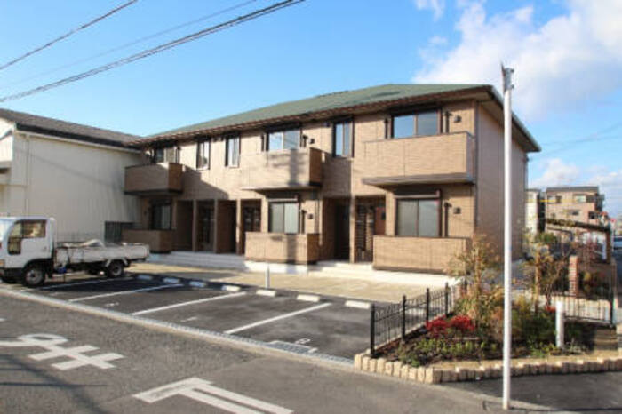 大阪市東住吉区住道矢田９丁目の賃貸アパートの外観