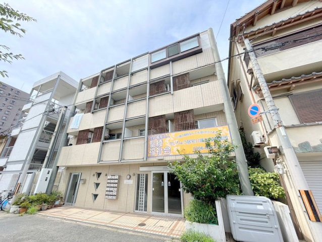 大阪市東住吉区鷹合３丁目の賃貸マンションの外観