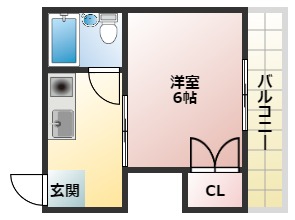 2階の間取り図
