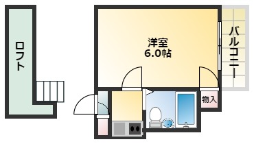 2階の間取り図