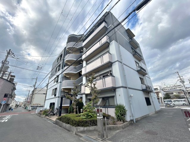 大阪市東住吉区矢田２丁目の賃貸マンションの外観