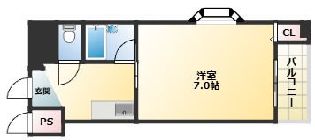 2階の間取り図