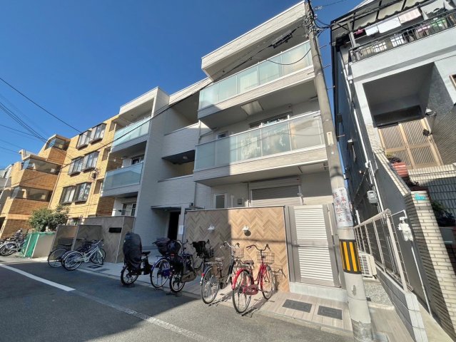 大阪市平野区流町３丁目の賃貸アパートの外観