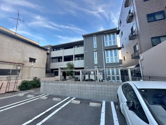 大阪市東住吉区住道矢田１丁目の賃貸アパートの外観