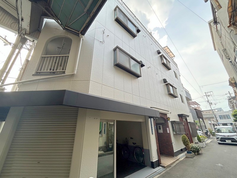 大阪市東住吉区駒川４丁目の賃貸マンションの外観
