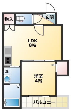 2階の間取り図