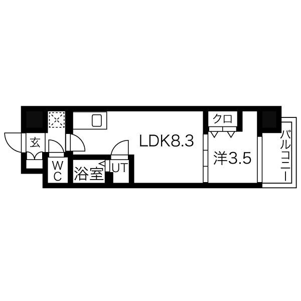 7階の間取り図