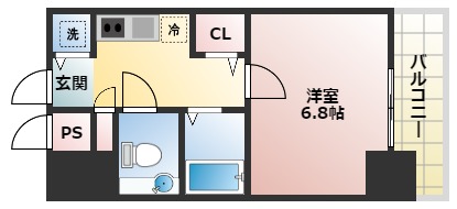 2階の間取り図