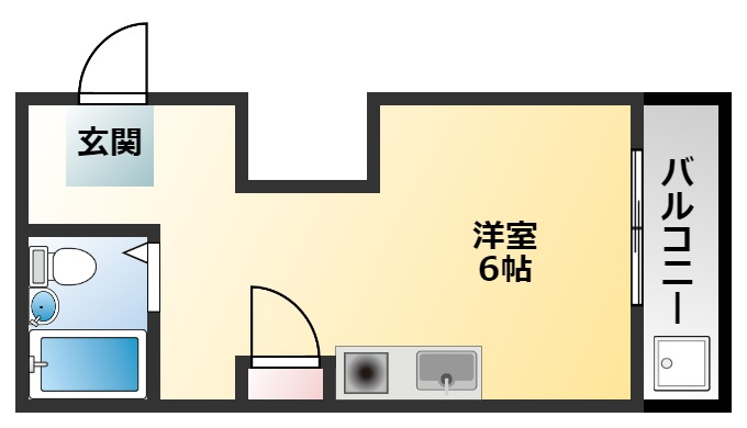 4階の間取り図