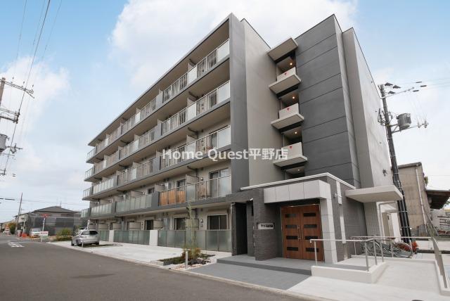 大阪市東住吉区住道矢田５丁目の賃貸マンションの外観