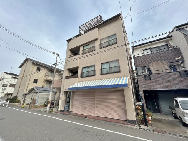大阪市東住吉区針中野４丁目の賃貸マンションの外観