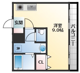 4階の間取り図