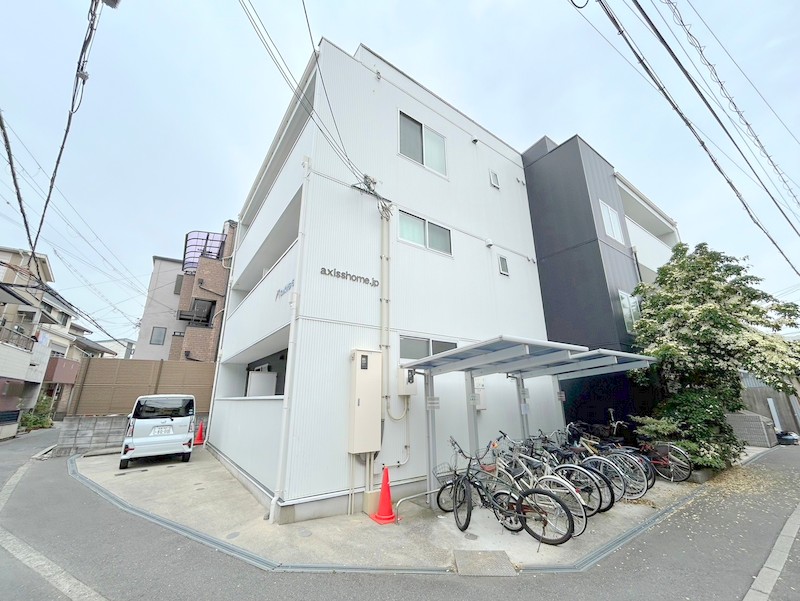 大阪市東住吉区針中野１丁目の賃貸マンションの外観