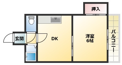 4階の間取り図