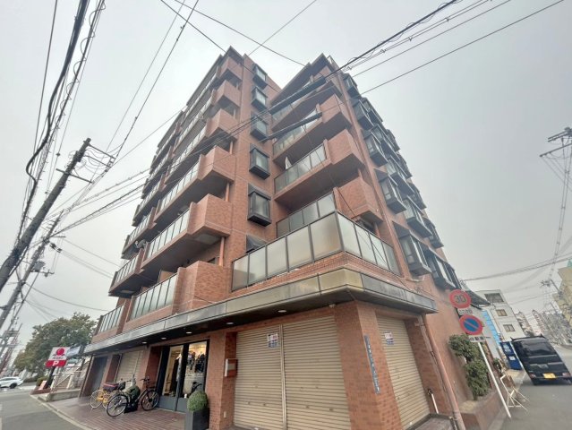 大阪市東住吉区湯里６丁目の賃貸マンションの外観