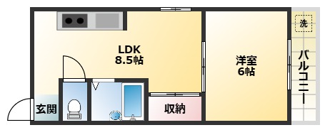 2階の間取り図