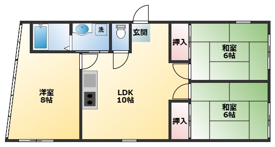 4階の間取り図