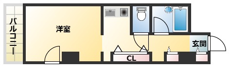 2階の間取り図