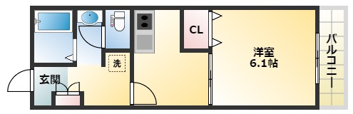 2階の間取り図