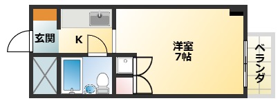 4階の間取り図