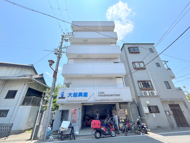 大阪市東住吉区住道矢田１丁目の賃貸マンションの外観