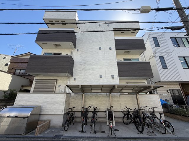 大阪市東住吉区中野１丁目の賃貸アパートの外観