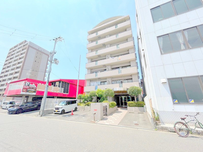 大阪市東住吉区住道矢田５丁目の賃貸マンションの外観