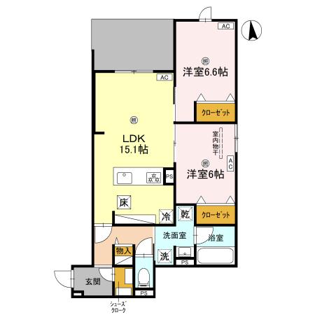 3階の間取り図