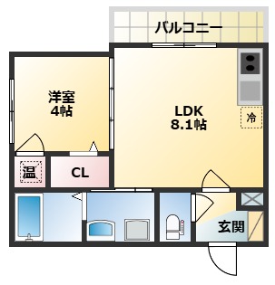 3階の間取り図