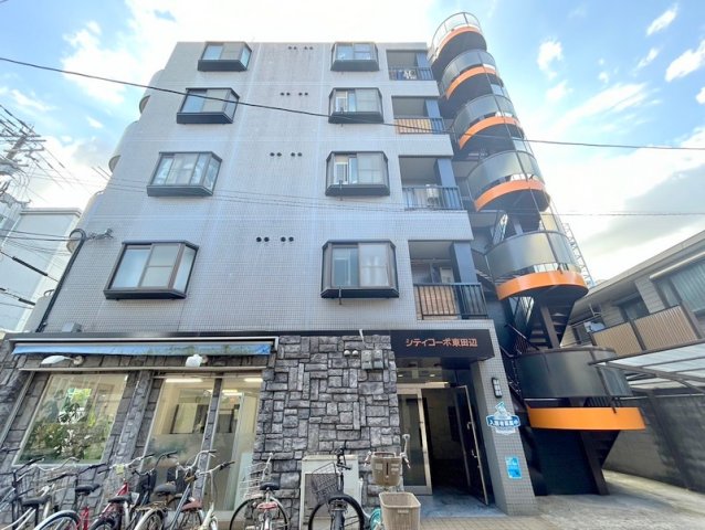 大阪市東住吉区東田辺１丁目の賃貸マンションの外観