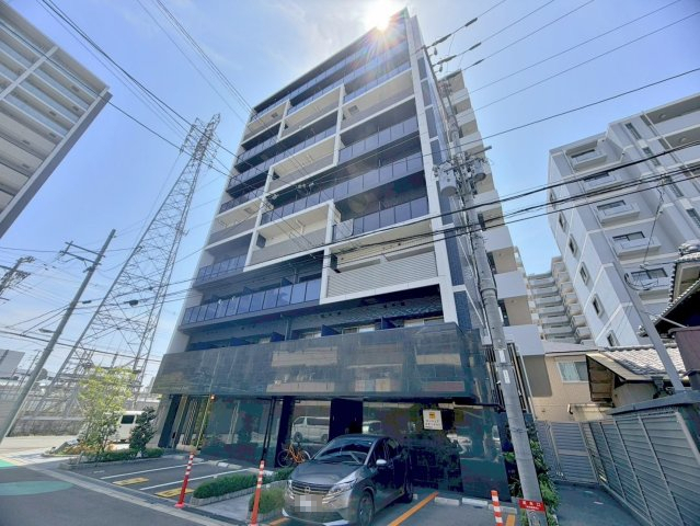 大阪市東住吉区杭全１丁目の賃貸マンションの外観