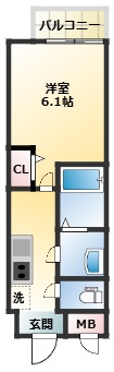 5階の間取り図