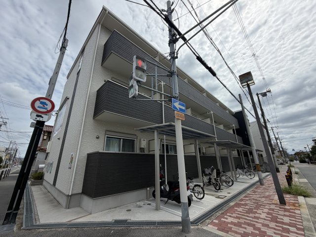 大阪市東住吉区今川４丁目の賃貸アパートの外観