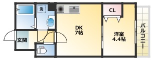 3階の間取り図