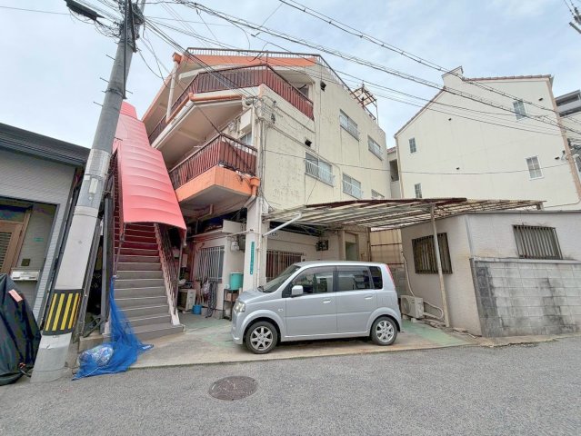 大阪市平野区平野本町４丁目の賃貸アパートの外観