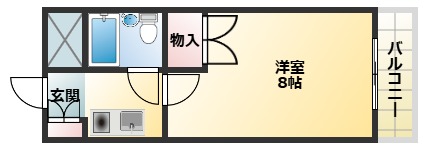 6階の間取り図