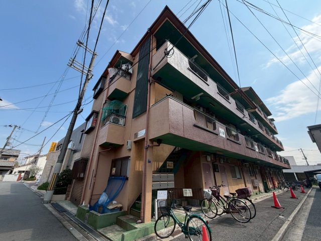 大阪市東住吉区公園南矢田４丁目の賃貸マンションの外観