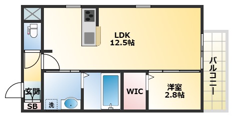 1階の間取り図