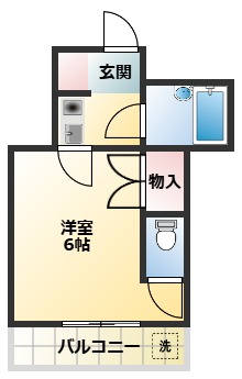 2階の間取り図